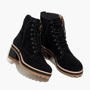 Madewell lace up boots (Size: 5)